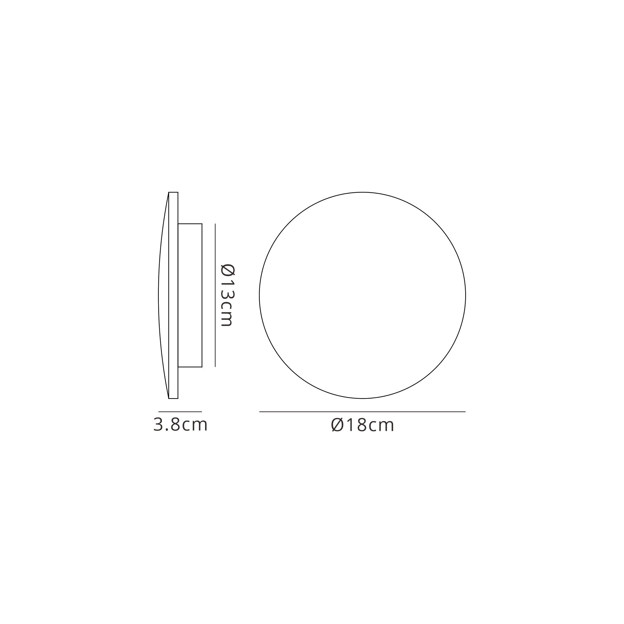 MC0132  Bora Bora Wall Light 12W LED Matt Black
